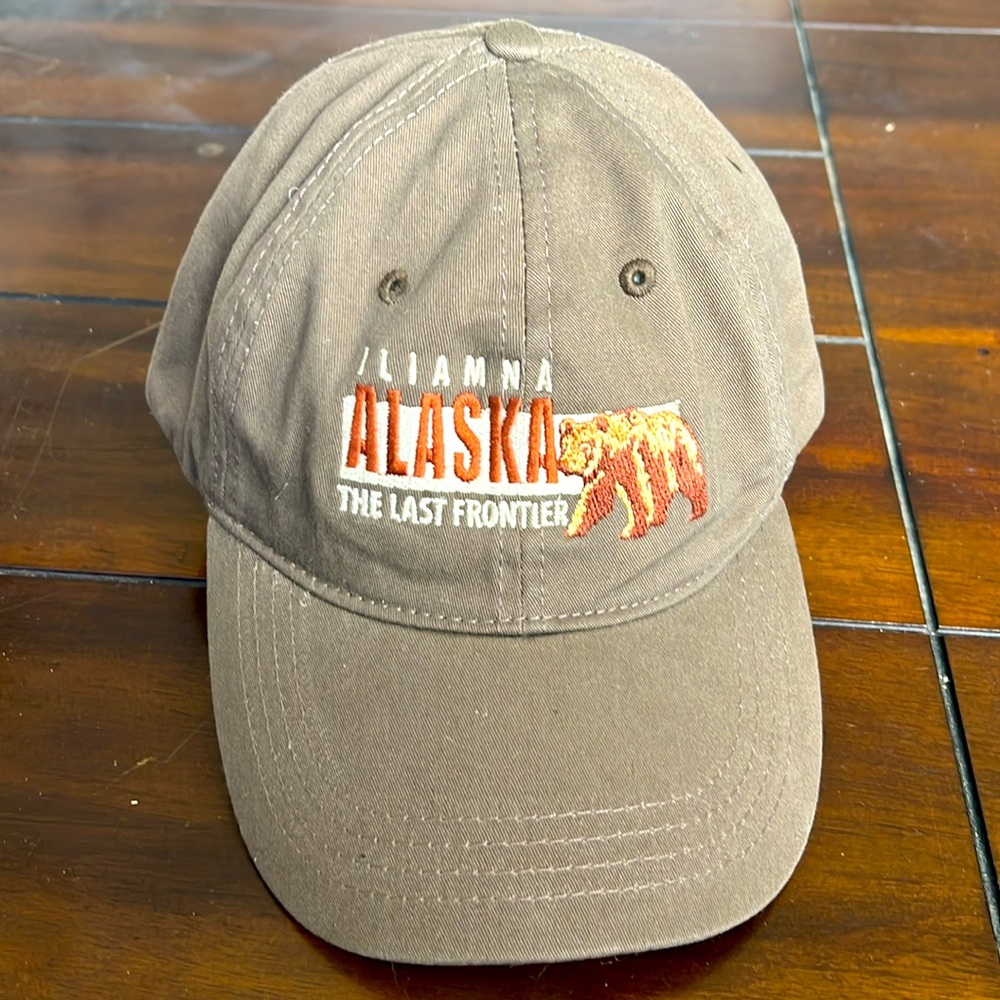 Iliamna Alaska The Last Frontier Ball Cap Adjustable Baseball Cap Hat EUC